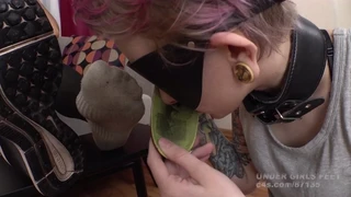 UNDER GIRLS FEET — The Sacred Salt: Licking Leila’s Sweaty Feet - Video thumbnail